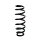 Suspension front axle coil spring Ø 126 mm KYB for VOLVO S90 and others
