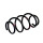 Suspension front axle coil spring Ø 158 mm KYB for CITROËN JUMPY and others