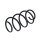 Suspension Front Axle Coil Spring Ø 160 mm KYB for FORD FOCUS and others
