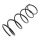 Suspension Spring Front Axle Ø 157 mm KYB for CITROËN XSARA and others