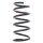Suspension Spring front axle coil spring Ø 133 mm KYB for DAIHATSU TERIOS