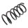 Suspension Spring front axle coil spring Ø 133 mm KYB for DAIHATSU TERIOS