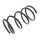 Suspension Spring front axle coil spring Ø 172 mm KYB for HONDA CR-V