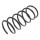 Suspension Spring front axle coil spring Ø 137 mm KYB for HYUNDAI ATOS