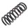 Suspension Spring front axle coil spring Ø 120 mm KYB for KIA SPORTAGE