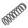 Suspension Spring front axle coil spring Ø 108 mm KYB for KIA RIO