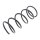 Suspension Spring front axle coil spring Ø 154 mm KYB for KIA CARENS