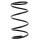 Suspension Spring front right coil spring Ø 178 mm KYB for e.g. SUBARU LEGACY