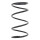 Suspension Spring front right coil spring Ø 172 mm KYB for e.g. SUBARU LEGACY
