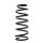 Suspension Spring front axle coil spring Ø 155 mm KYB for NISSAN PATROL