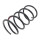 Suspension Spring front axle coil spring Ø 188 mm KYB for HYUNDAI TRAJET
