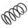 Suspension Spring Front Axle Ø 170 mm KYB for HYUNDAI TUCSON and others