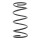Suspension Spring front axle coil spring Ø 174 mm KYB for NISSAN ALMERA