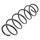 Suspension Spring front axle coil spring KYB suitable for CITROËN C3