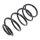Suspension Spring front axle coil spring KYB suitable for e.g. MAZDA 3