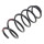 Suspension Spring front axle coil spring KYB suitable for e.g. VW GOLF