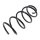 Suspension Spring front axle coil spring KYB IAM-Expertise for BMW X1