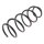 Suspension Spring front axle coil spring KYB for PEUGEOT 508 and others