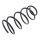 Suspension Spring front axle coil spring KYB for e.g. FORD FOCUS
