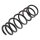 Suspension Spring front axle coil spring Ø 120 mm KYB for MAZDA RX-8