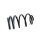 Suspension Spring front axle coil spring KYB fits RENAULT CLIO