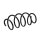 Suspension Spring front axle coil spring KYB for e.g. VW TOURAN