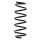 Suspension Spring front axle coil spring KYB for e.g. VOLVO V60