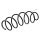 Suspension Spring front axle coil spring KYB suitable for CITROËN C3