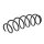 Suspension Spring front axle coil spring KYB for CITROËN C3 and others