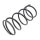 Suspension Spring front axle coil spring Ø 174 mm KYB for MITSUBISHI CARISMA