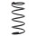 Suspension Spring front axle coil spring Ø 165 mm KYB for MAZDA PREMACY