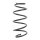 Suspension Spring front axle coil spring KYB suitable for e.g. AUDI A1
