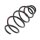Suspension Spring front axle coil spring KYB for e.g. OPEL INSIGNIA