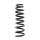 Suspension Spring front axle coil spring Ø 108 mm KYB for MERCEDES-BENZ SL