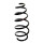 Suspension Spring front axle coil spring Ø 153 mm KYB for e.g. OPEL ZAFIRA