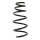 Suspension Spring front axle coil spring Ø 155 mm KYB for OPEL ZAFIRA