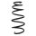 Suspension Spring front axle coil spring Ø 151 mm KYB for OPEL ASTRA