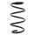 Suspension Spring front axle coil spring Ø 152 mm KYB for FIAT 500 and others