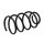 Suspension Spring front axle coil spring Ø 158 mm KYB for FORD FOCUS and others