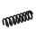 Suspension Spring front axle coil spring Ø 115 mm KYB for FORD RANGER