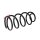 Suspension Spring front axle Ø 182 mm KYB for FORD TOURNEO and others