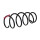 Suspension Spring front axle coil spring Ø 145 mm KYB for TOYOTA YARIS