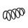 Suspension Spring front coil spring Ø 163 mm KYB for RANGE ROVER EVOQUE