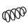 Suspension Spring front coil spring Ø 164 mm KYB for RANGE ROVER EVOQUE