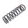 Suspension Spring rear axle coil spring Ø 115 mm KYB for BMW 7 Series