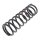 Suspension Spring rear axle coil spring Ø 103 mm KYB for e.g. FORD ORION