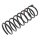Suspension Spring rear axle coil spring Ø 104 mm KYB for e.g. FORD FIESTA