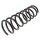 Suspension Spring rear axle coil spring Ø 122 mm KYB for FORD MONDEO