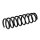 Suspension Spring rear coil spring Ø 105 mm KYB for e.g. MITSUBISHI OUTLANDER