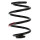 Suspension Spring rear axle coil spring KYB suitable for RENAULT CLIO